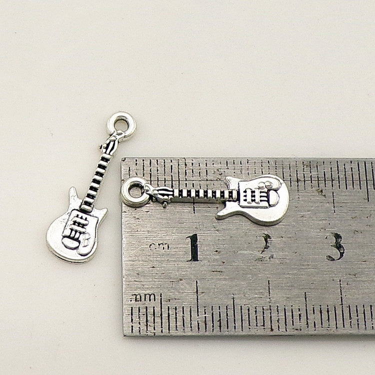 Alloy Decoration Accessories Musical Instrument Guitar Hanging Piece Pendant