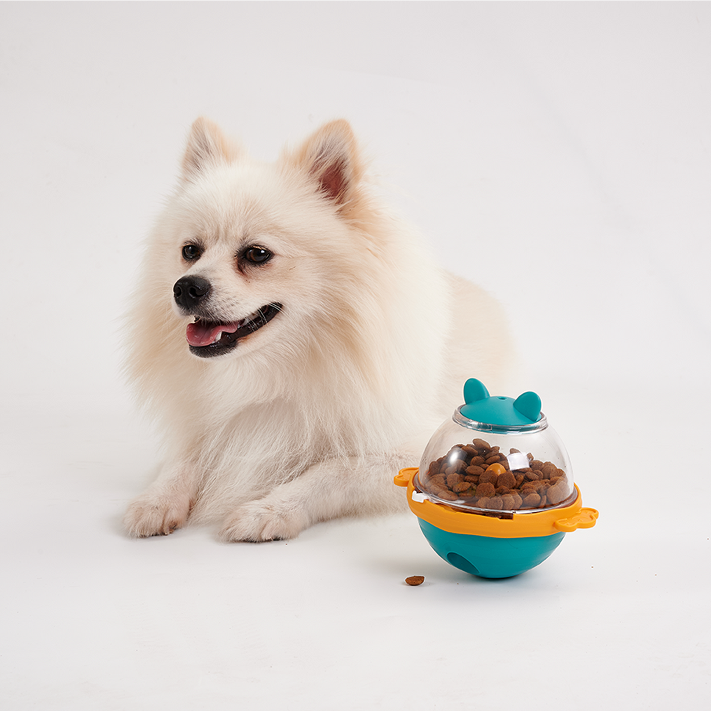 Dog Treat Balls Slow Feeder ToysDog & Cat Treat Dispenser Puzzle Toys Active Rolling Balls For Medium&Large Dog Breeds Interactive Squeaky Mental Stimulation