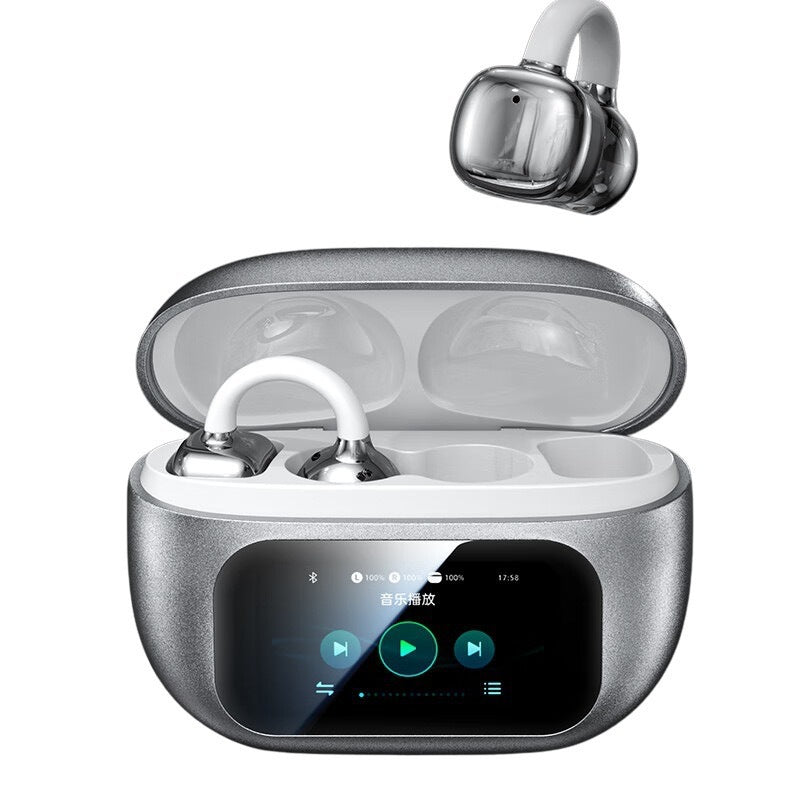 Smart Color Screen Ear Clip Bluetooth Headset