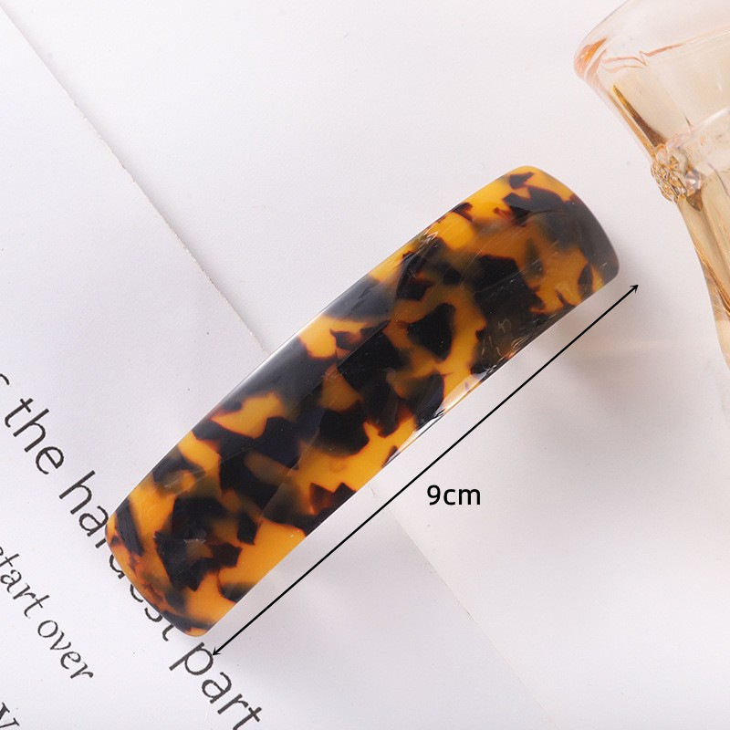 Korean Style Acrylic Curved Spring Gap Former Red Hair Accessories