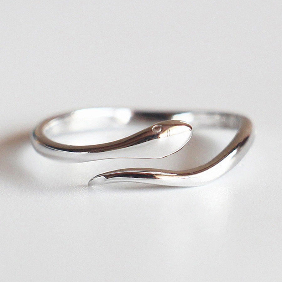 Smart Simulated Snakes Glossy Glossy Ring Graceful And Fashionable