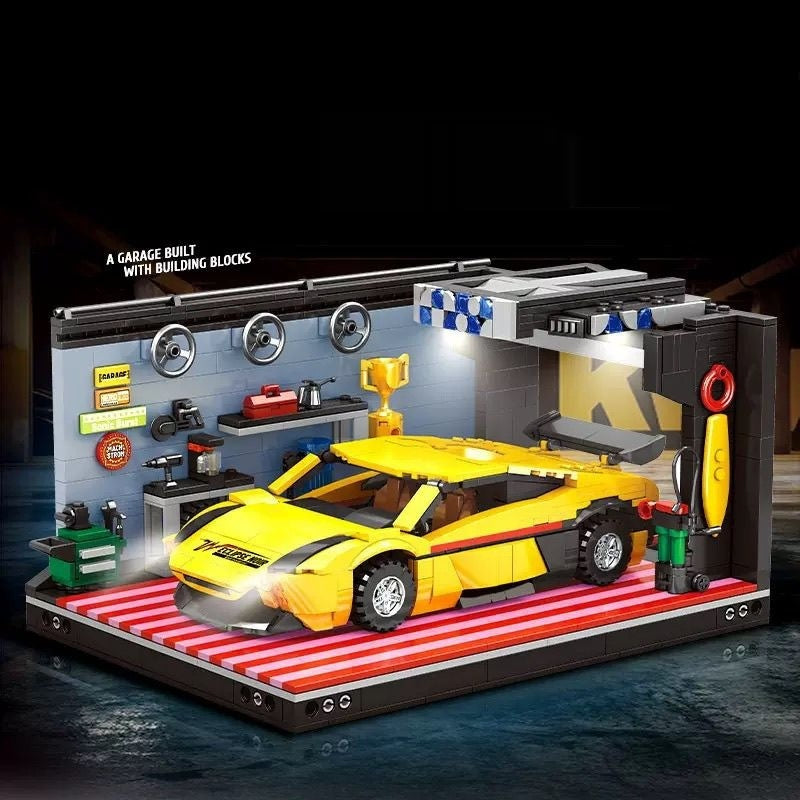 Sports Car Assembly Building Blocks Toy Model Gift For Boys And Girls