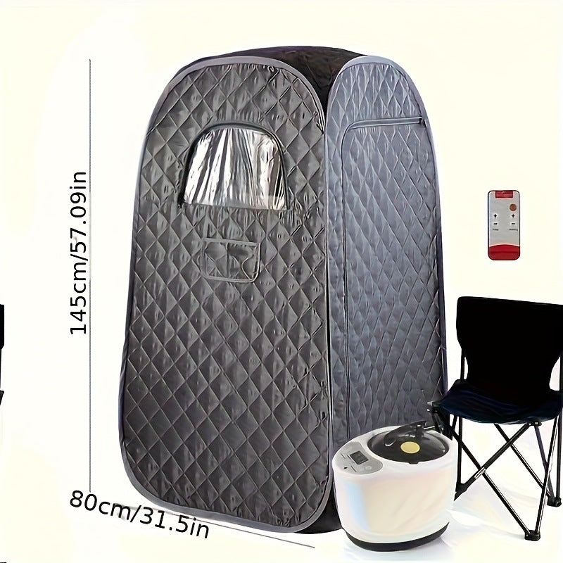 Foldable Home Mobile Sauna For Full-Body Steam Therapy
