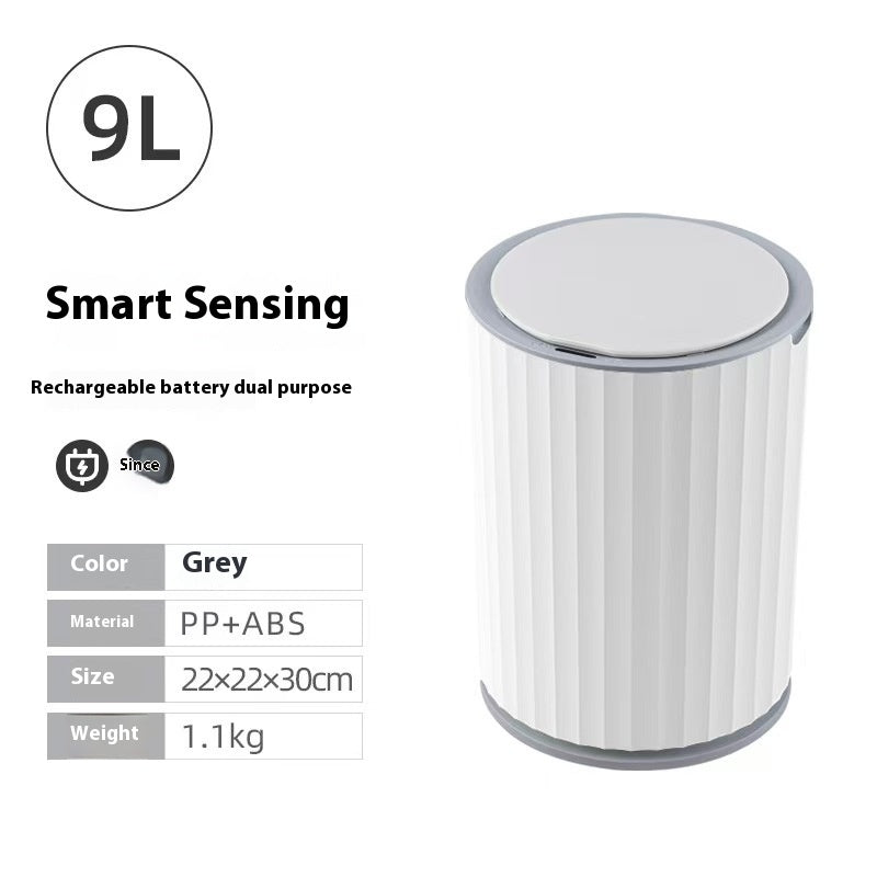Inductive Smart Trash Can Household Automatic Electric With Lid