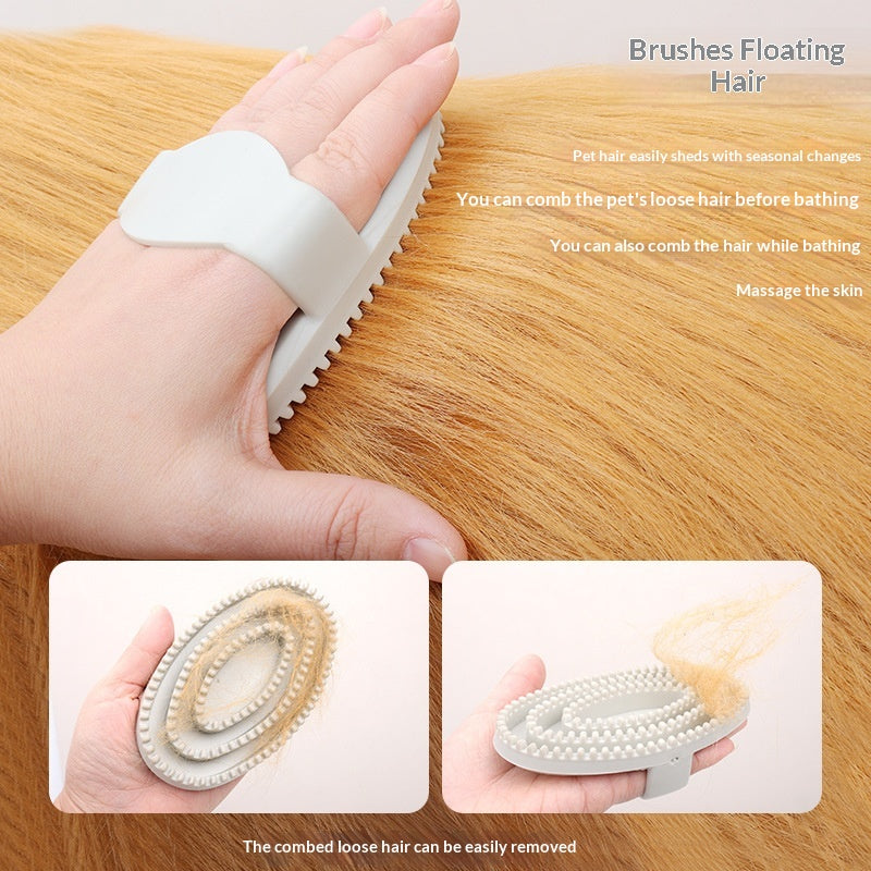 Pet Fashionable And Personalized Bathing Massage Brush