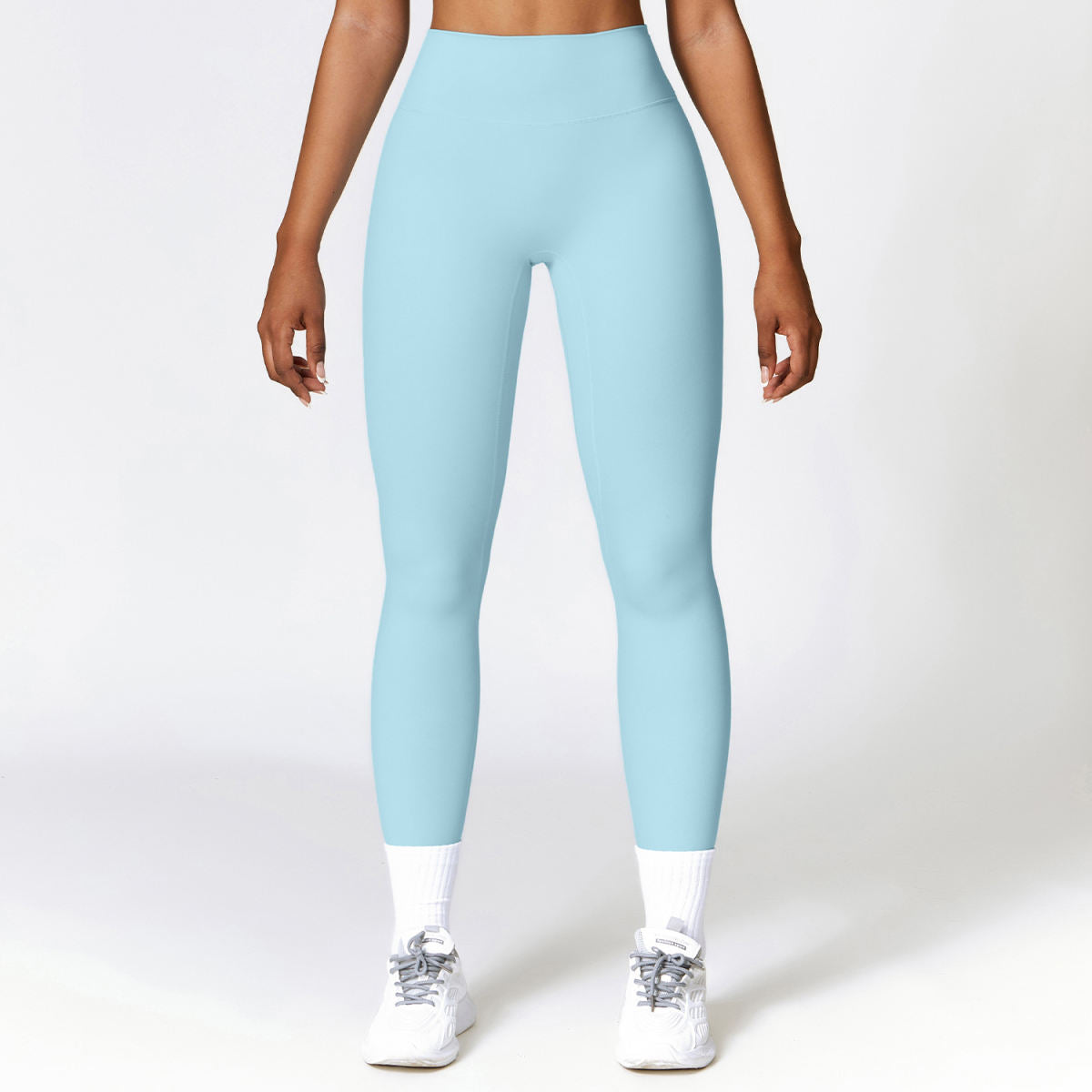 High Waist Hip Lift Brushed Yoga Pants Women's Fitness Pants