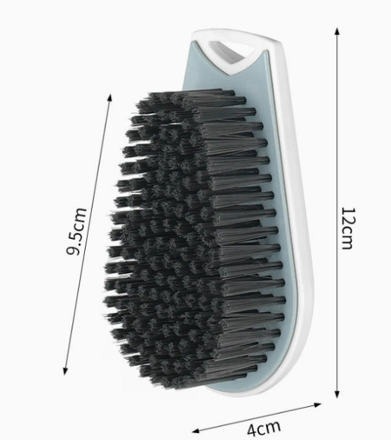 Soft wool shoe brush-white-PP+PET-1 piece