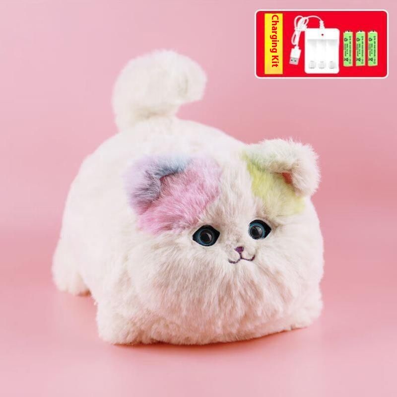 Simulation Cat Electric Plush Doll Repeat Reading Children's Toys
