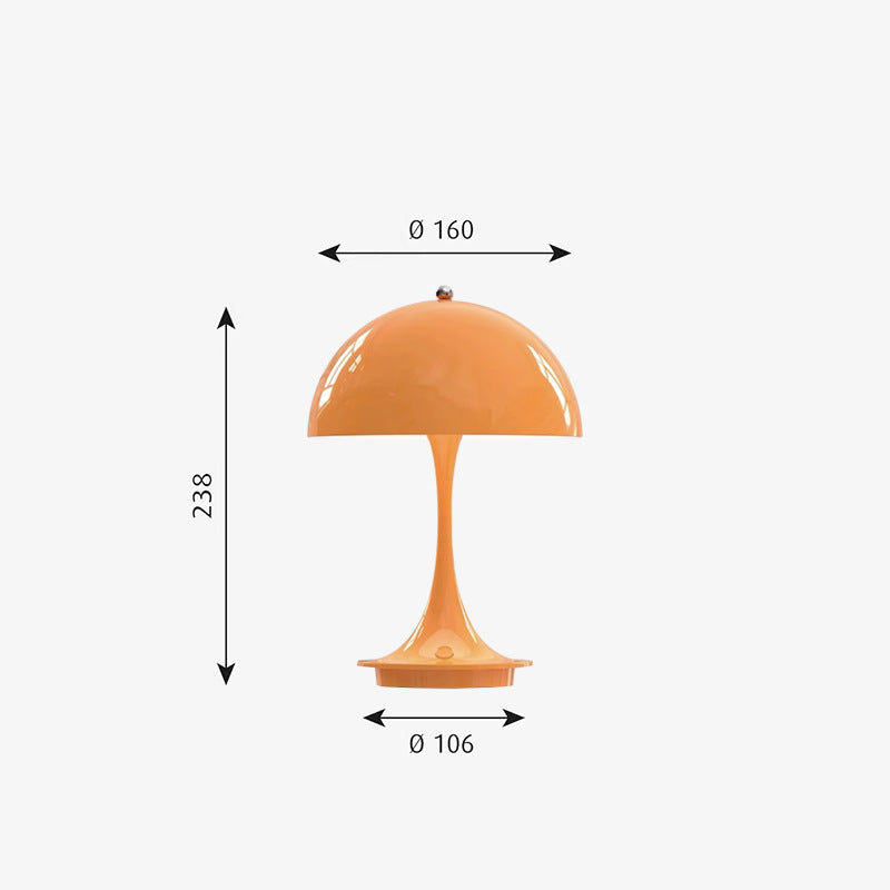 Mushroom Table Lamp Atmosphere Charging Bedroom Bedside Small Bud