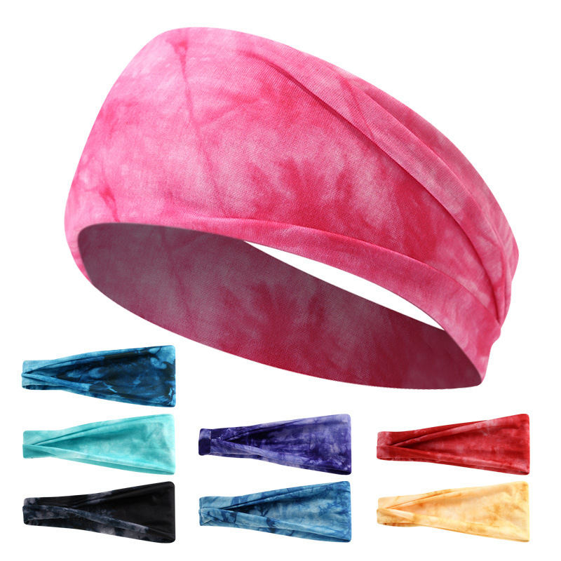 Printed Headband Outdoor Fitness And Running Sweatband