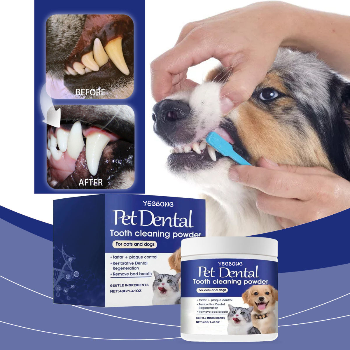 Pet Tooth Cleaning Powder