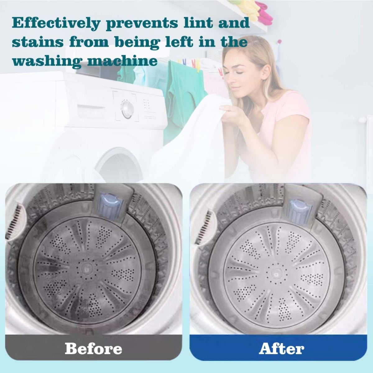 Set Of 12 Laundry Balls For The Washing Machine – Multi-piece Laundry Balls To Trap Lint, Practical Laundry Aids For Clothing, Blankets, Home Textiles, And Everyday Laundry