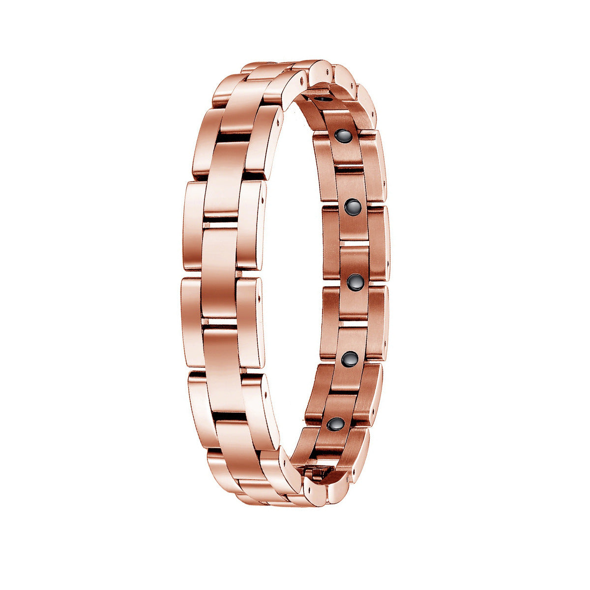 Men's Minimalist Fashion Stainless Steel Magnet Bracelet