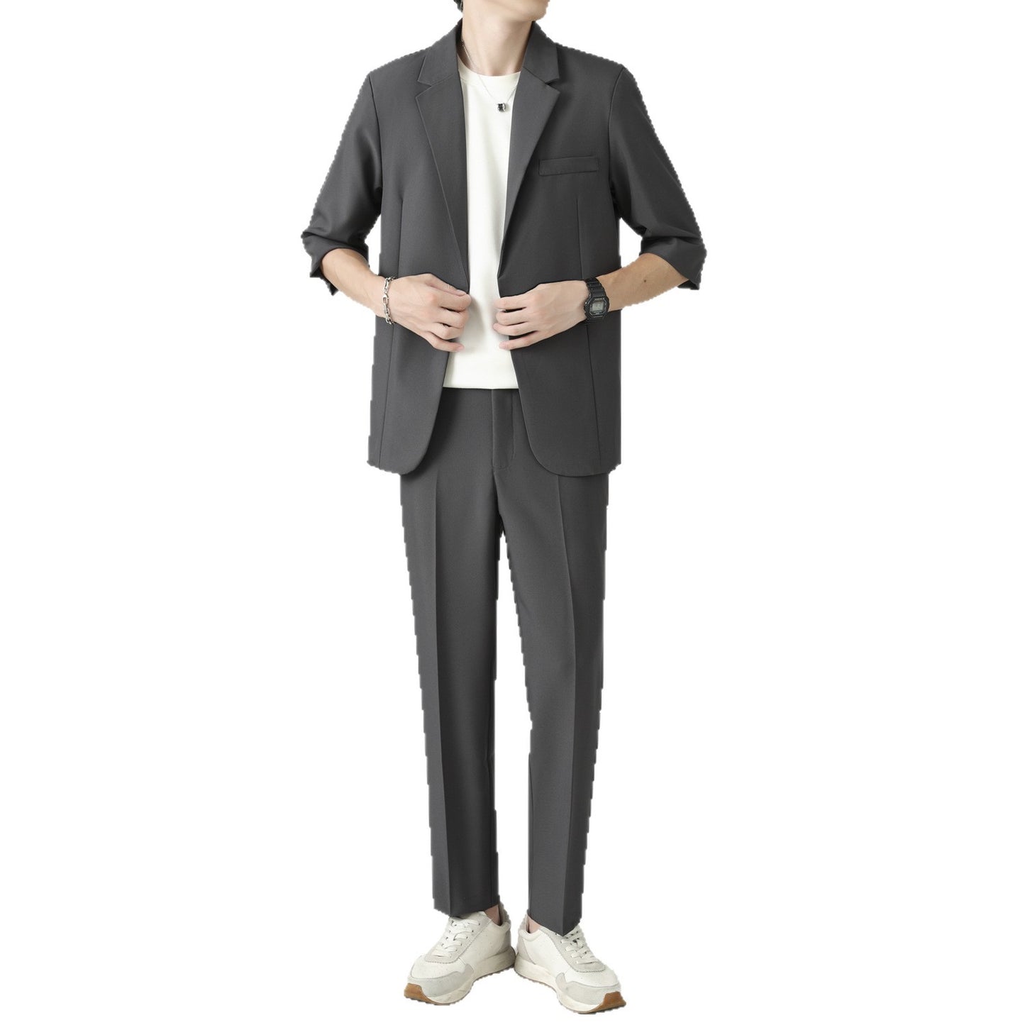 Mens Spring Lightweight Fashion Casual Set