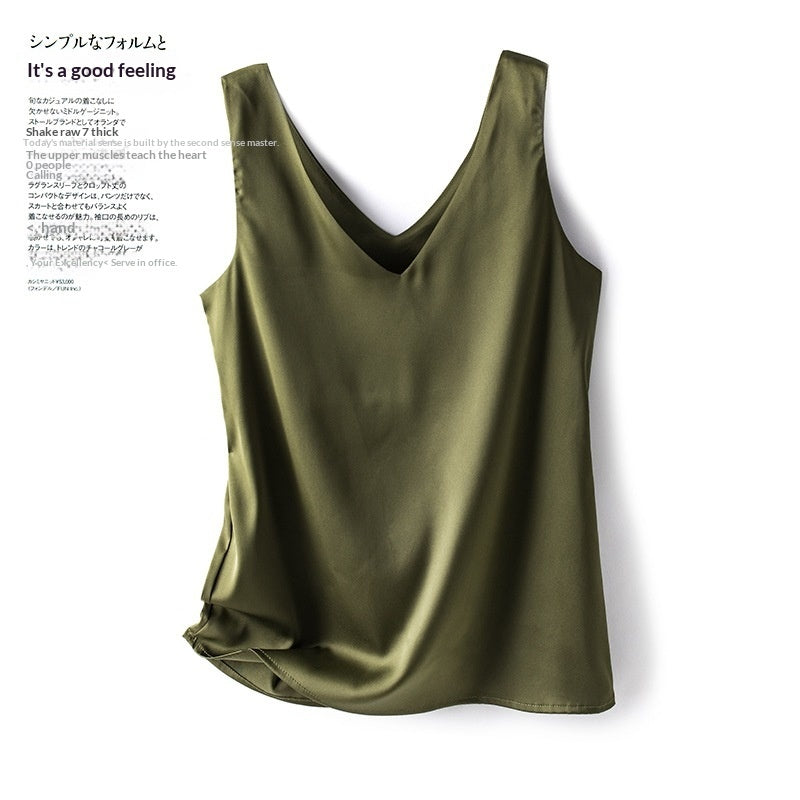 Womens Summer New Arrival Silky Satin Camisole