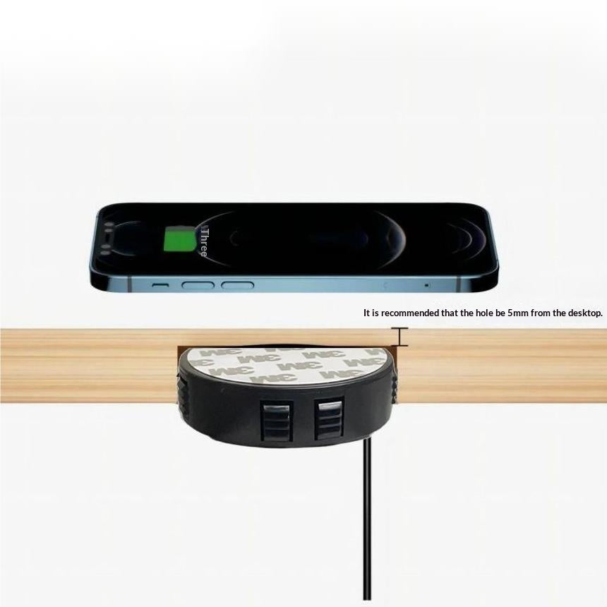 New 40mm Wireless Phone Charger Air Gap Wireless Charging Device
