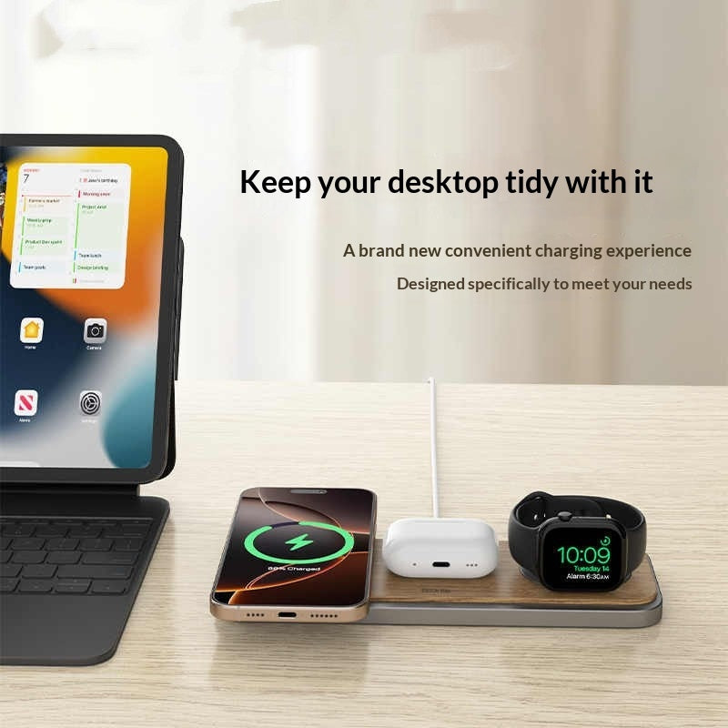 Metal Magnetic Attraction Multifunctional Portable Fast Charging