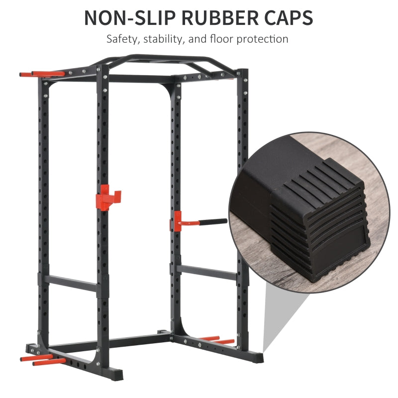 Adjustable Power Tower Dip Station Pull Up Bar Squat Rack Power Cage At Home Workout Equipment,Multiple Packages Shipped. Please Pay Attention To The Dimensions And Weight In The Details.
