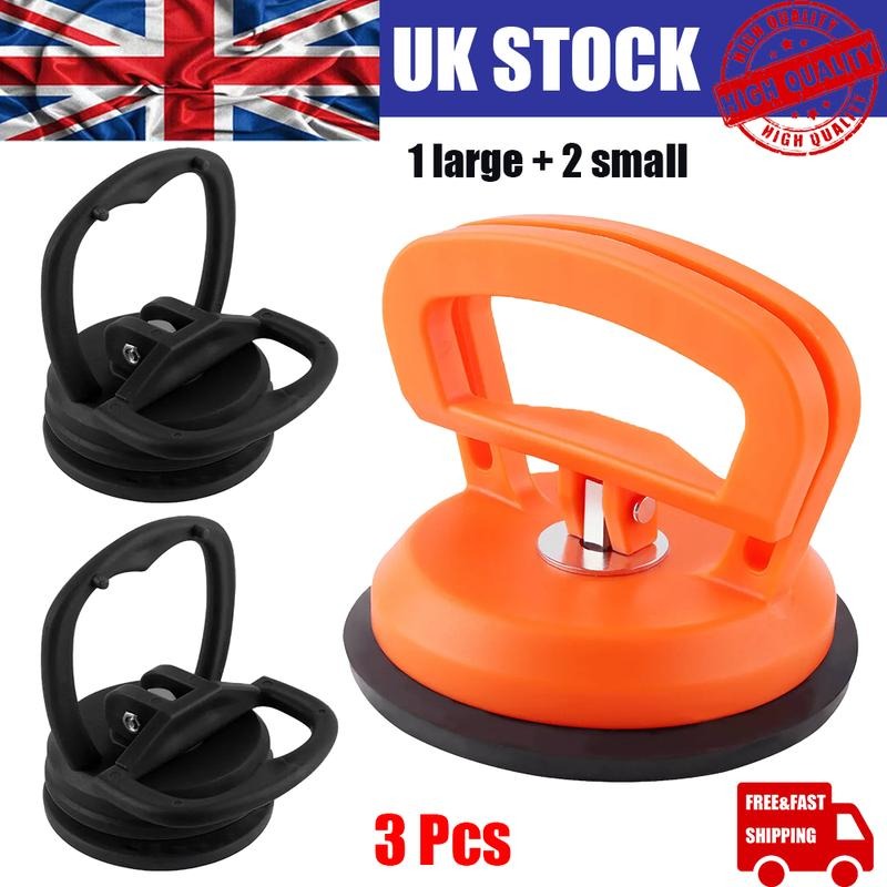 2-3 Days Arrive 3 Pcs Dent Puller Car Body Panel Suction Cup Set Repair Removal Tool Kit UK