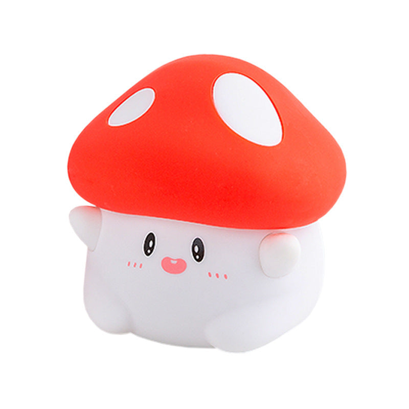 Creative Mushroom Bedroom Baby Feeding Eye Protection Sleep Pat Silicone Lamp
