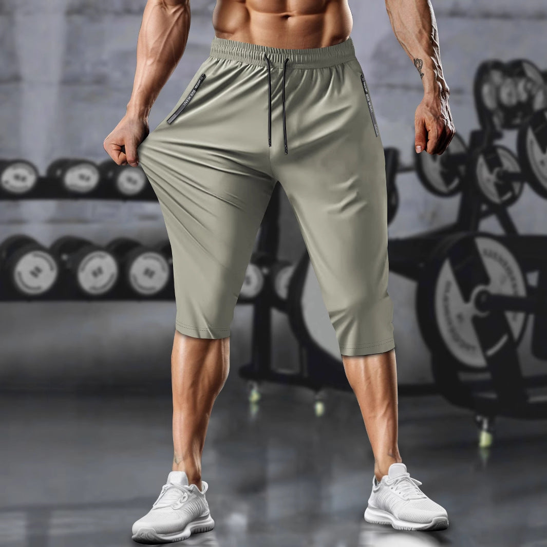 Mens Quick-Drying Breathable Running And Fitness Pants