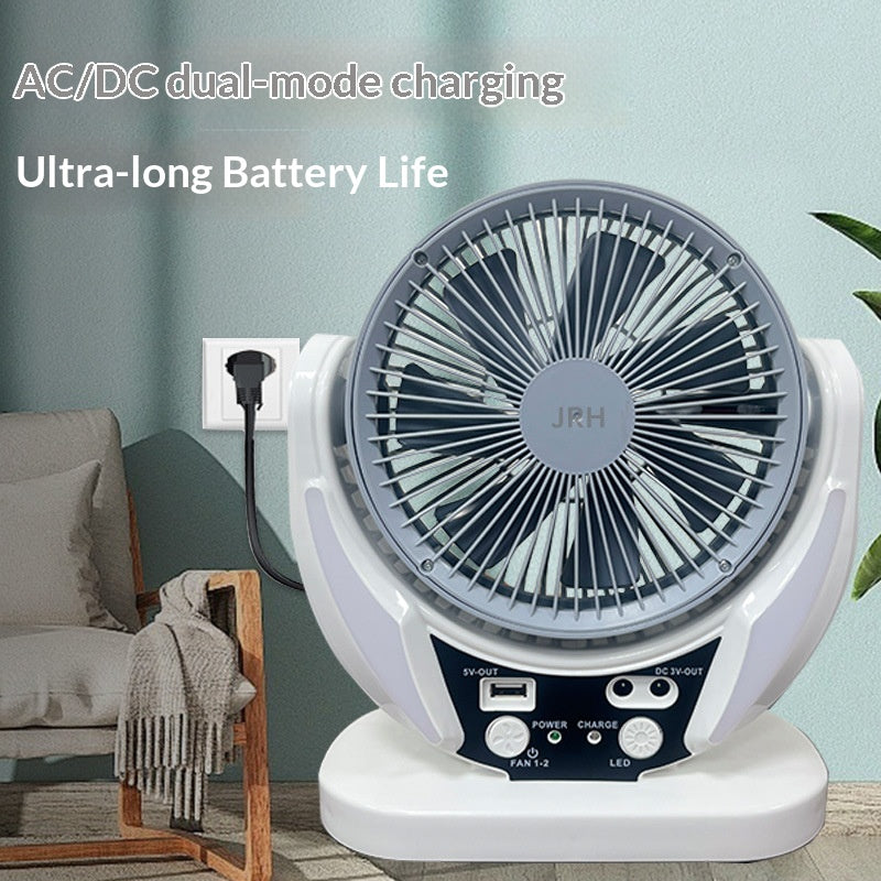 Electric Fan Desktop Household Mute Charging Belt