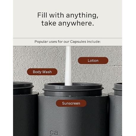 Container Body Care Travel Capsule Storage Bottle