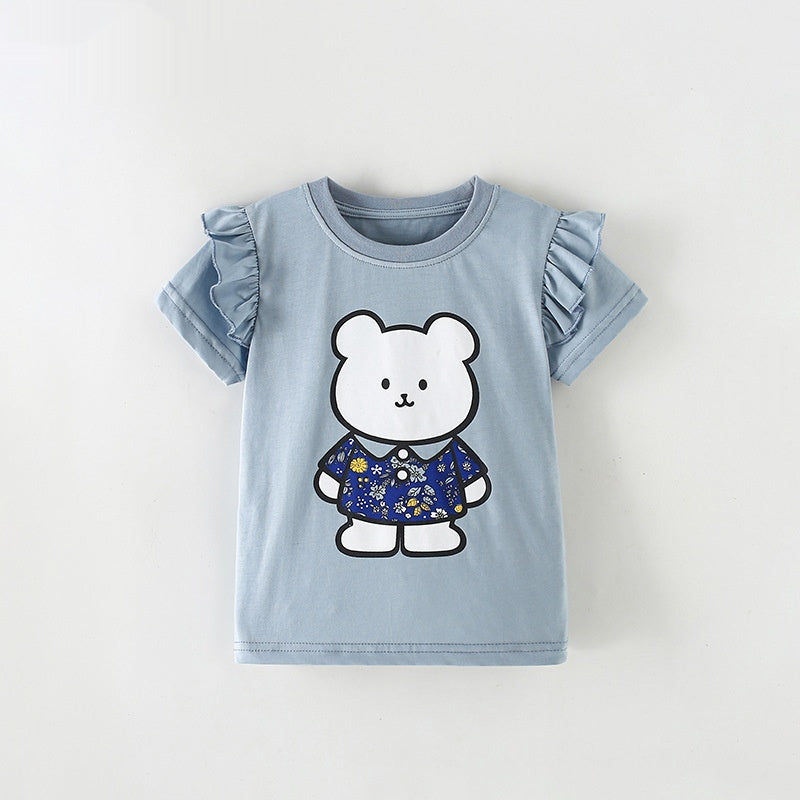Summer New Comfortable Casual T-Shirt For Girls