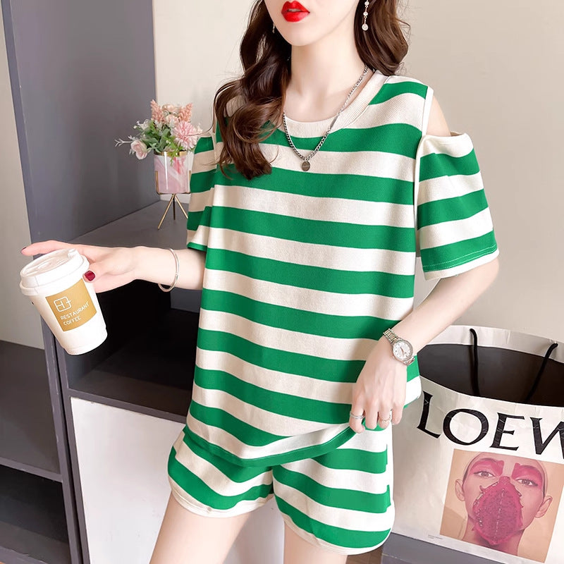 Korean-style Loose-fitting Casual Two-piece Set For Students