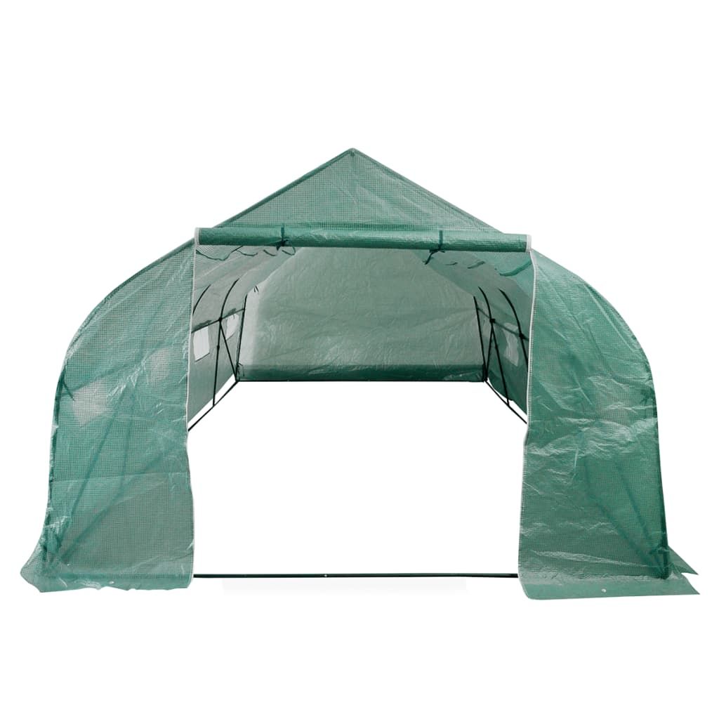Polytunnel Greenhouse Walk-in & Mobile Steel Frame 18 m²