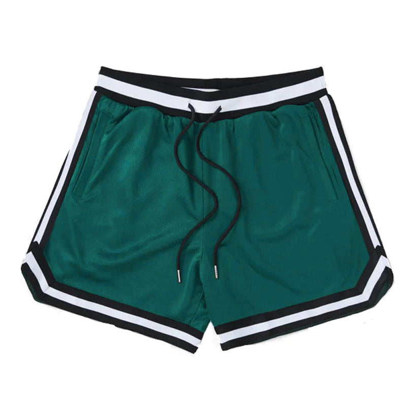 Fitness Five-point Double-layer Shorts
