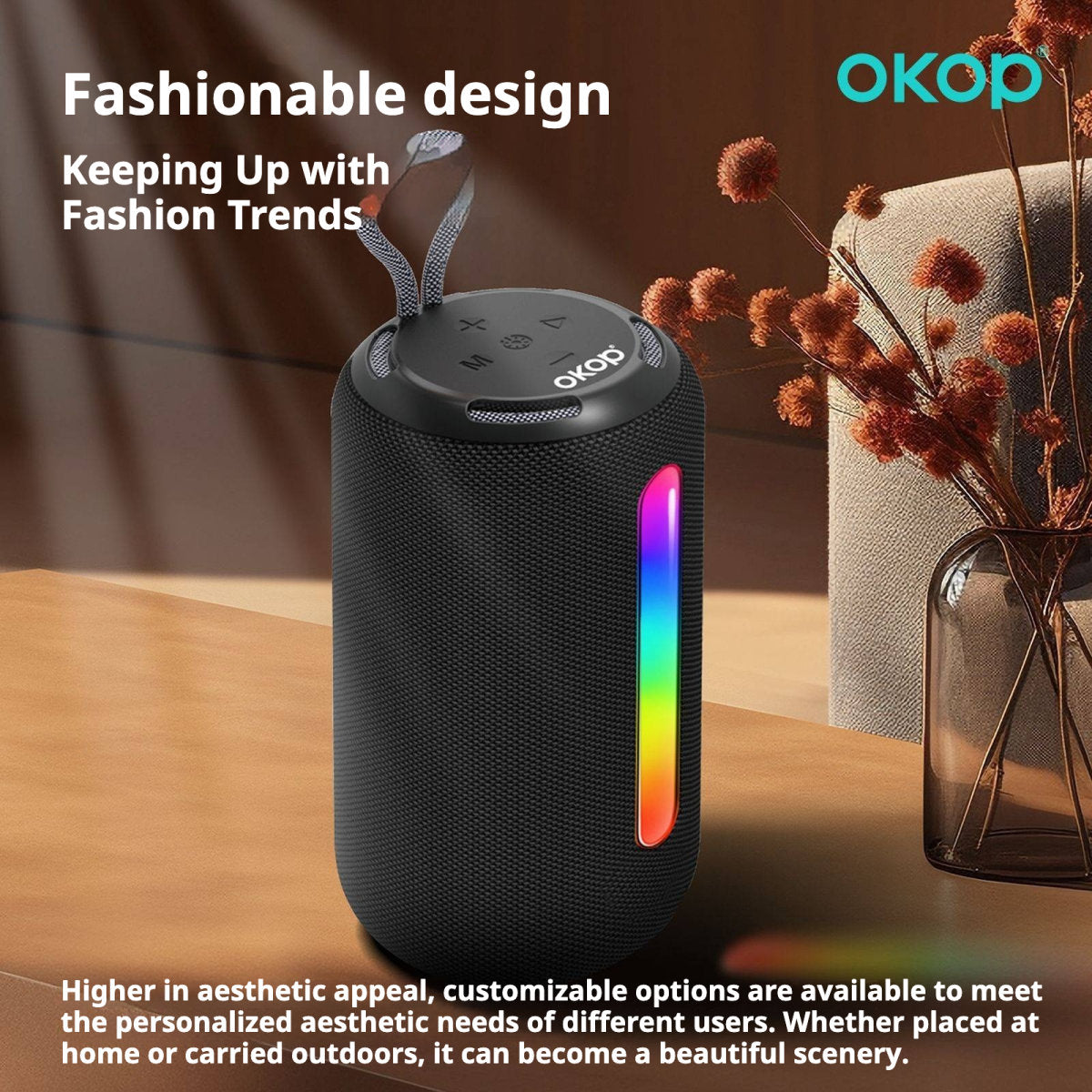 KP-599 Hot Selling Portable Outdoor Bluetooth Speaker With Subwoofer LED Lights And Card Playback Export Wholesale