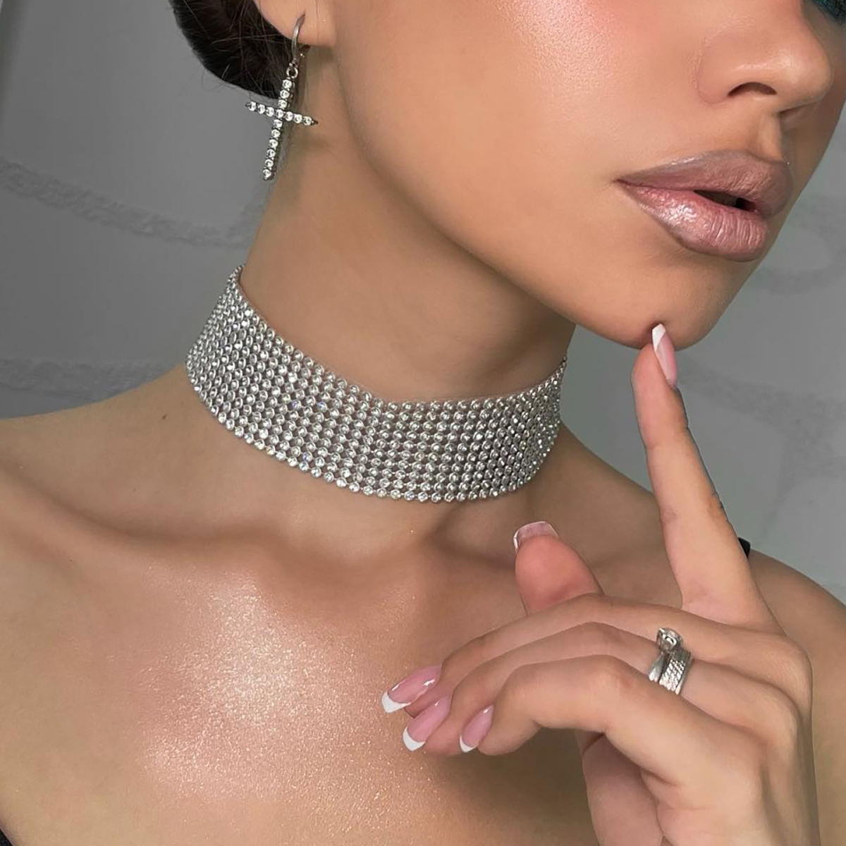 Fashion Accessories Super Rhinestone Necklace