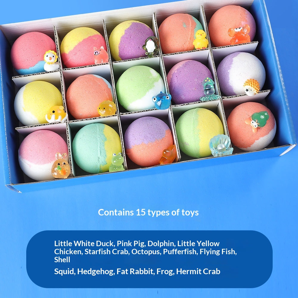 50g X 15 Bath Salt Balls Doll Bath Set