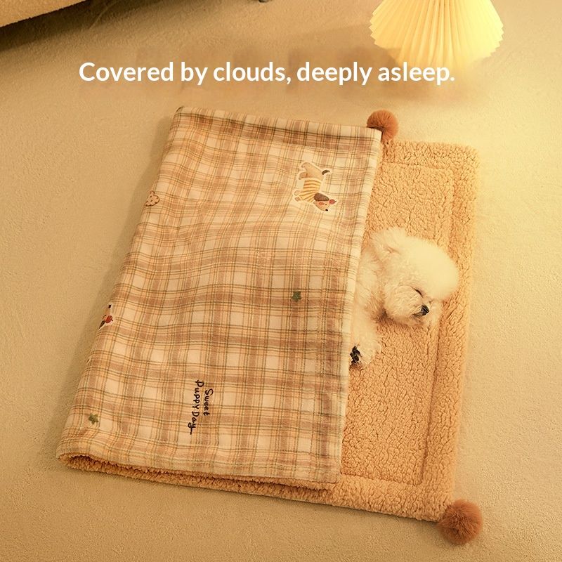 Thickened Pet Blanket All-season Universal For Teddy Dogs