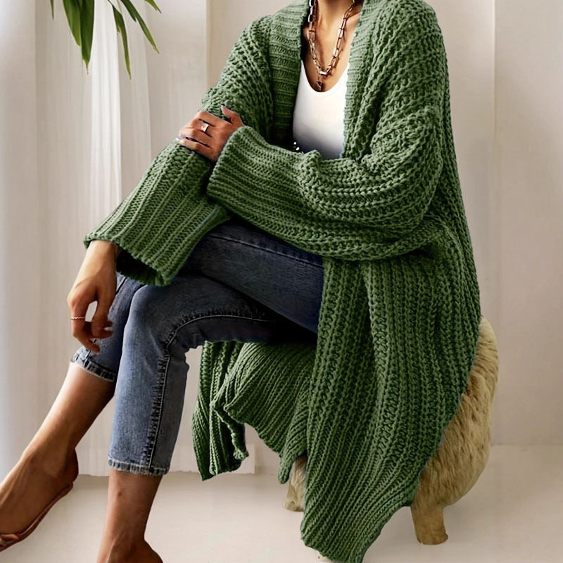 Retro Korean Lazy Coat Loose Mid-length