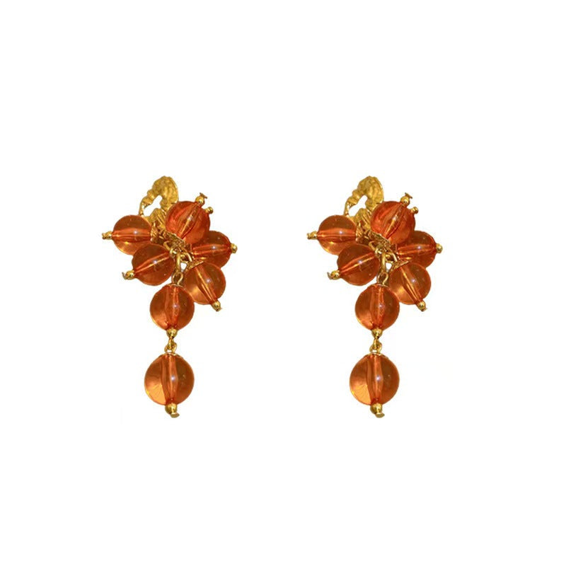 Niche Elegant Retro Stud Earrings Women Medieval Vintage Earrings Premium Jewelry