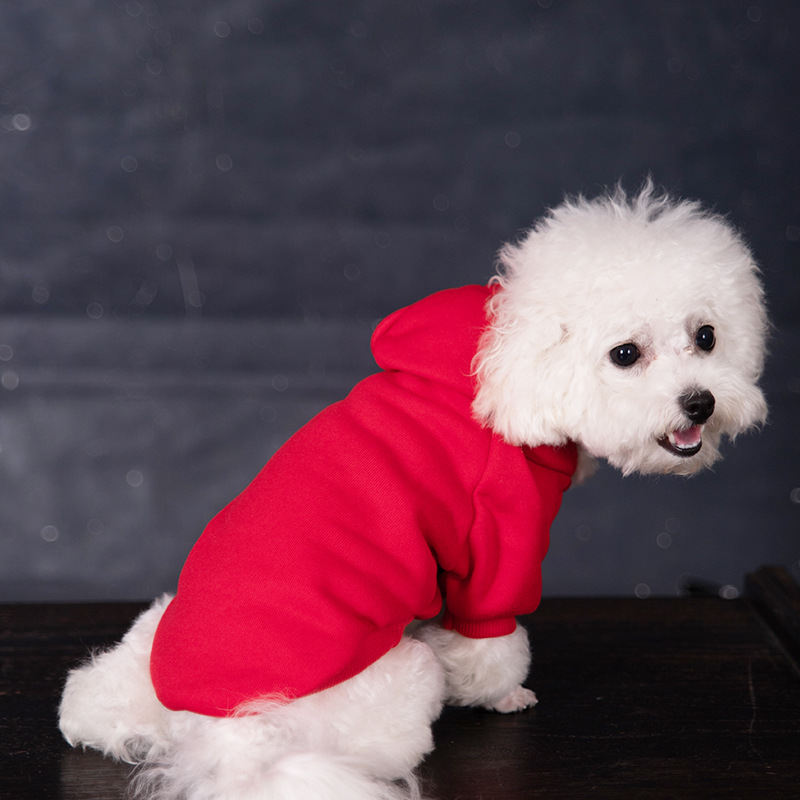 Pet Hoodie For Dogs Fleece-lined With A Hood