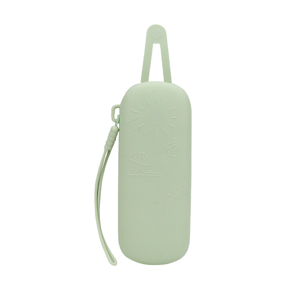 Silicone Glasses Storage Bag Makeup Brush Washing Supplies