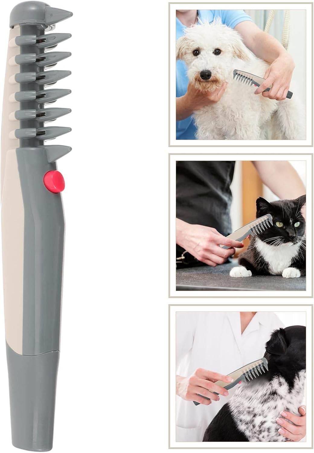 Pet Hair Trimmer For Precision Haircuts And Grooming Electric Razor 4 AA Batteries Are Required For Use Without Batteries