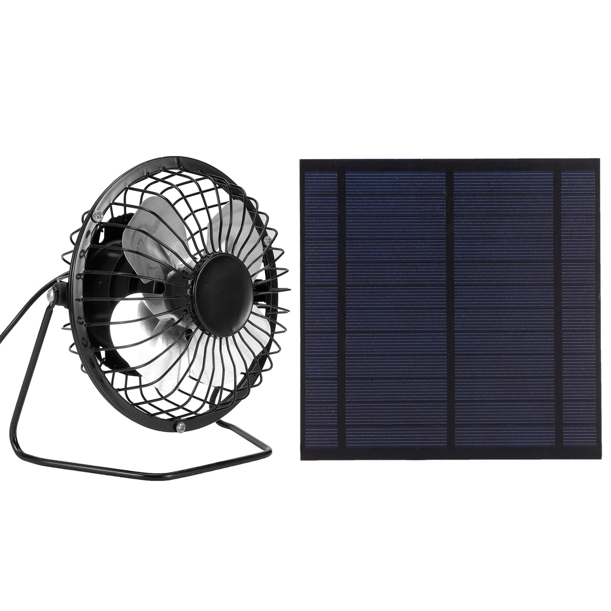 5W Mini Solar Panel With Portable Cooling Fan Photovoltaic Solar Panel Set For Greenhouse