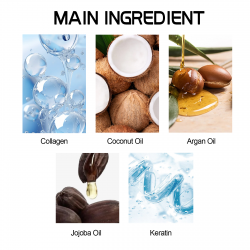 OUHOE Collagen Hair Mask, Repair Dry And Frizzy Hair Deep Moisturizing And Smoothing Hair Treatment Mask