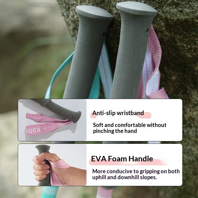 Ultra-light Professional Trekking Poles For Outdoor Hiking And Mountain Climbing