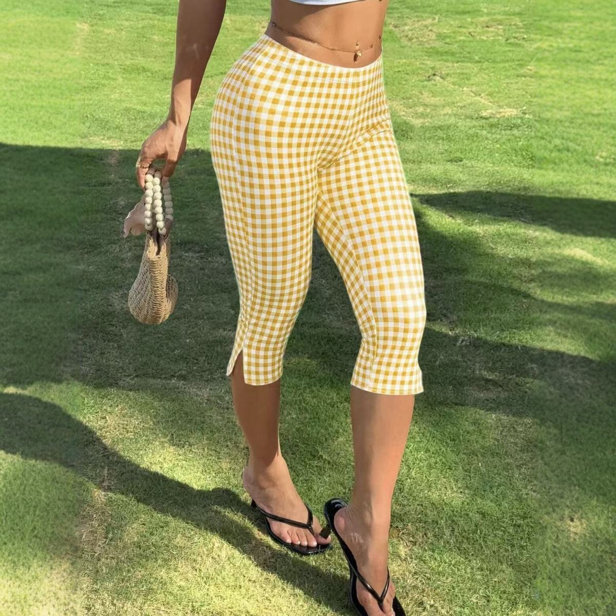 High-Waisted Slimming Yoga Pants For Women Stretchy Tight-Fitting Booty-Lifting Workout Leggings