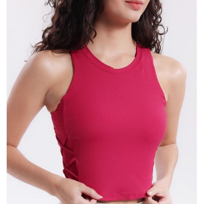 Yoga Vest Outerwear Fitness Bra Top Womens New Summer High-Intensity Sports Bra Womens Shock-Proof
