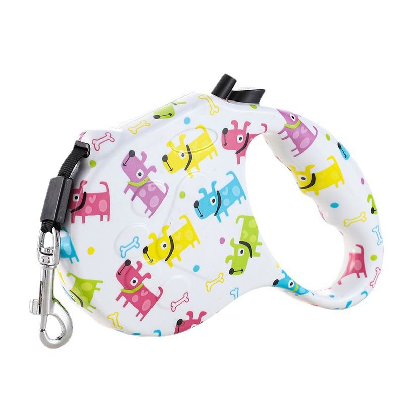 Creative Printed Pet Automatic Retractable Leash