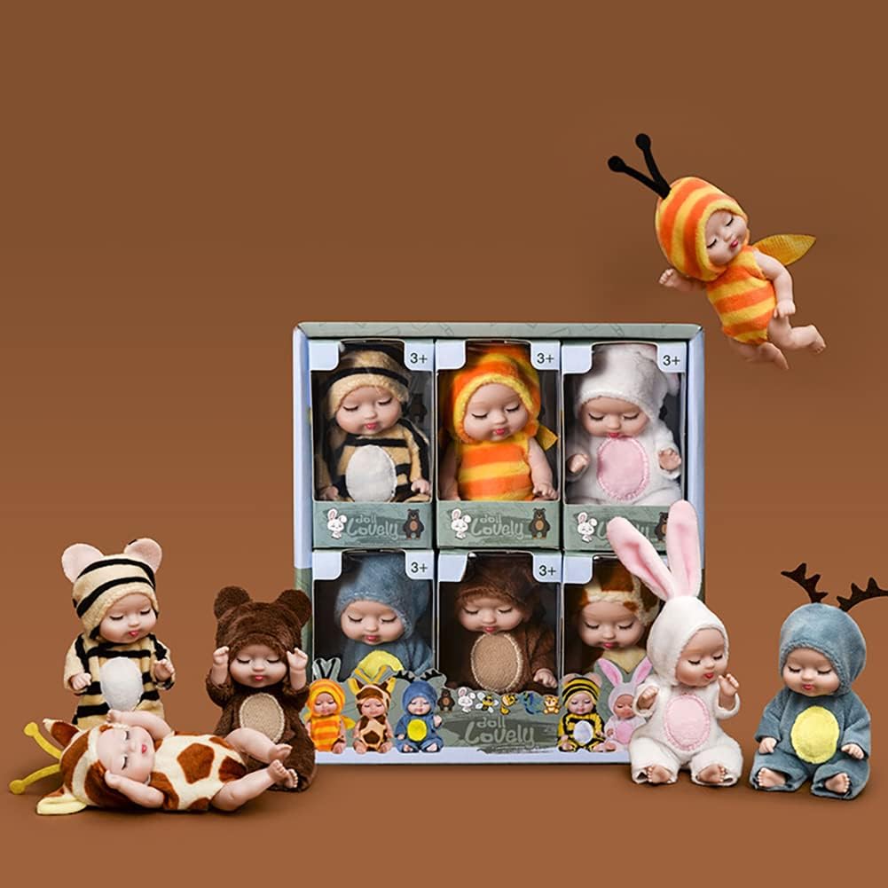 Set Of 6 Princess Dolls In A Gift Box The Perfect Birthday, Holiday, Christmas, Or Halloween Gift For Girls