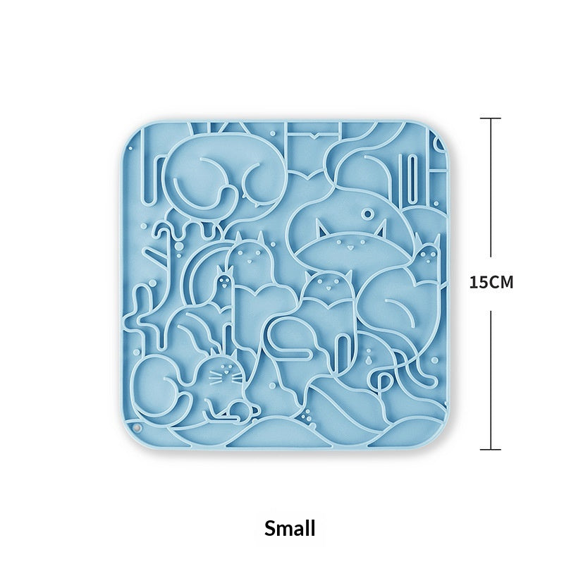 Cross-border New Silicone Pet Slow-Feeding Mat For Licking