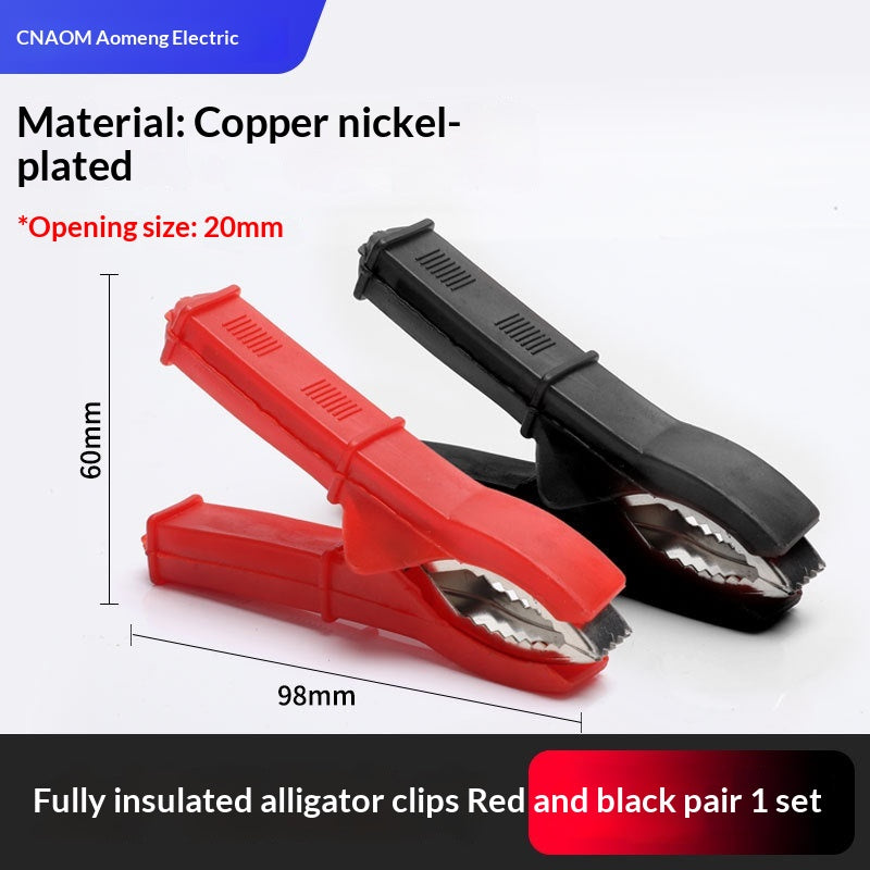 Pure Copper Alligator Clip For Car Battery Charging