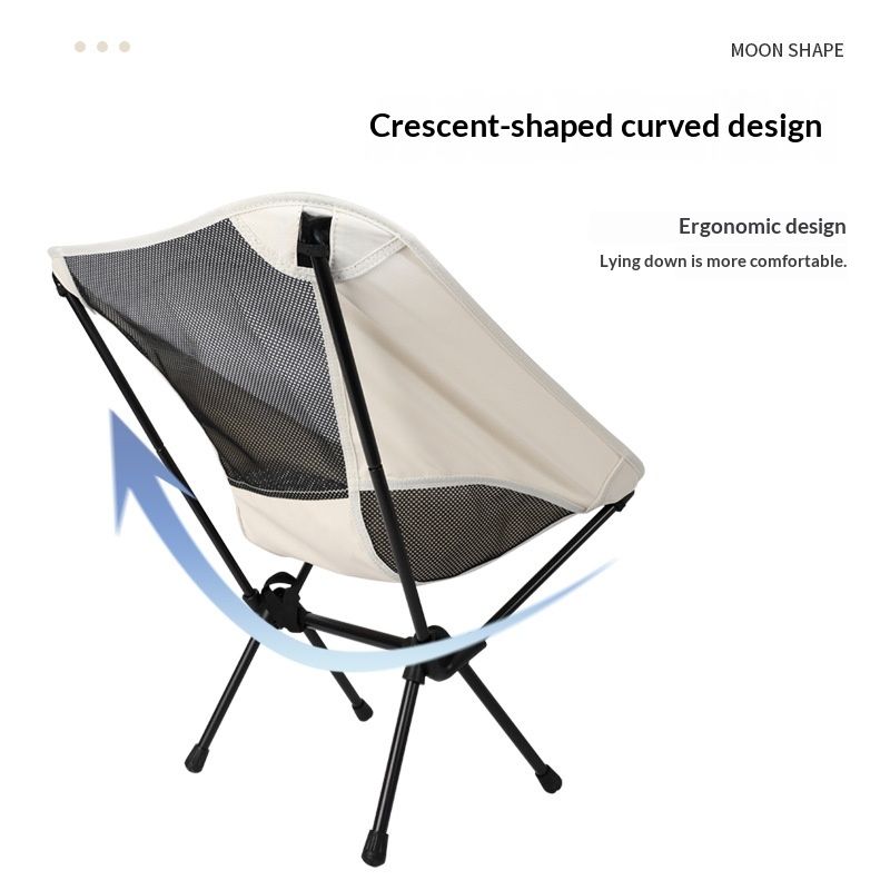 Outdoor Breathable Mesh Backrest Folding Chair